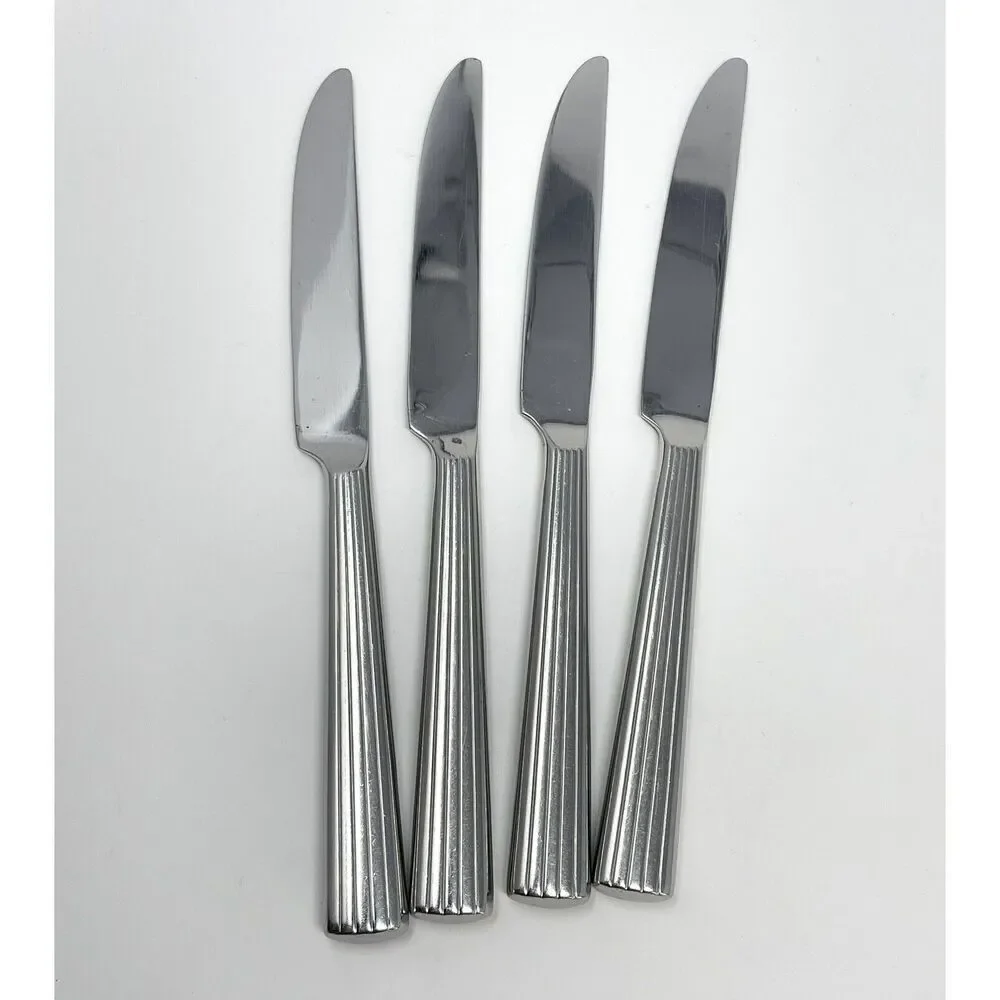 Reed & Barton Berkeley 18/10 Stainless Steel Dinner Place Spoon 9” Set Of 4